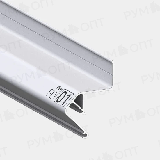 Профиль парящий Flexy FLY 01 (ПФ6675), 2м, белый
