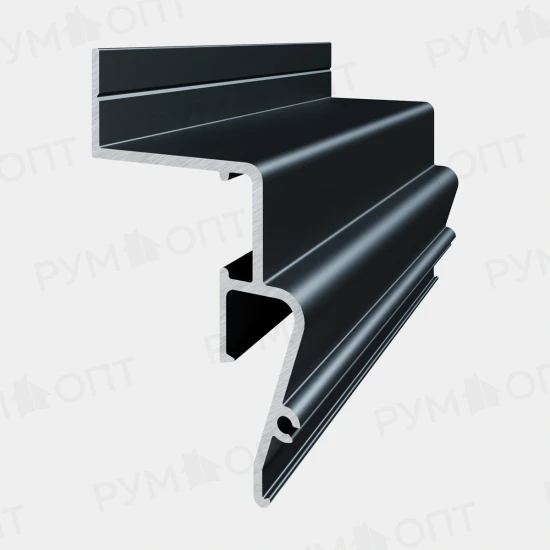 Профиль парящий под вставку Contour-Pro LED стеновой (2м), белый