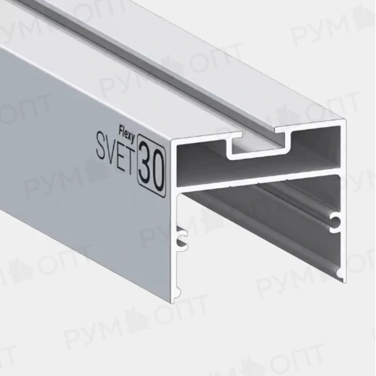 Профиль световые линии Flexy SVET 30 (ПФ2681), 2м, белый