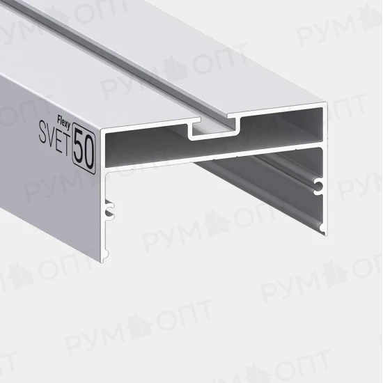 Профиль световые линии Flexy SVET 50 (ПФ2682), 2м, белый