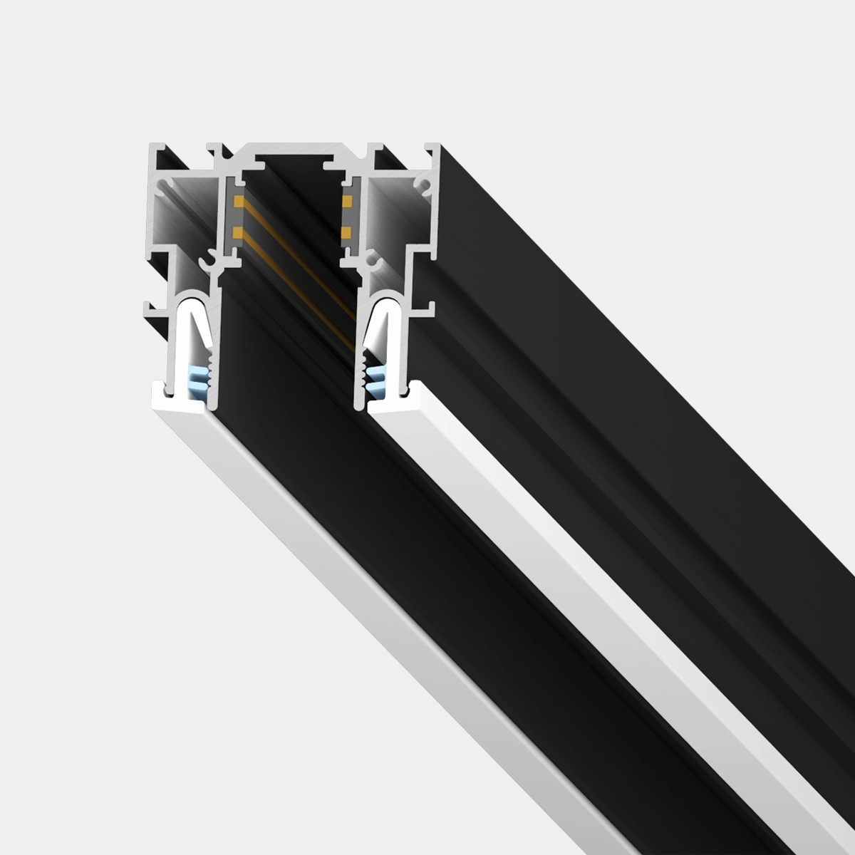 Трековая система LumFer Clamp Track 23 (48V) чёрный (2м)